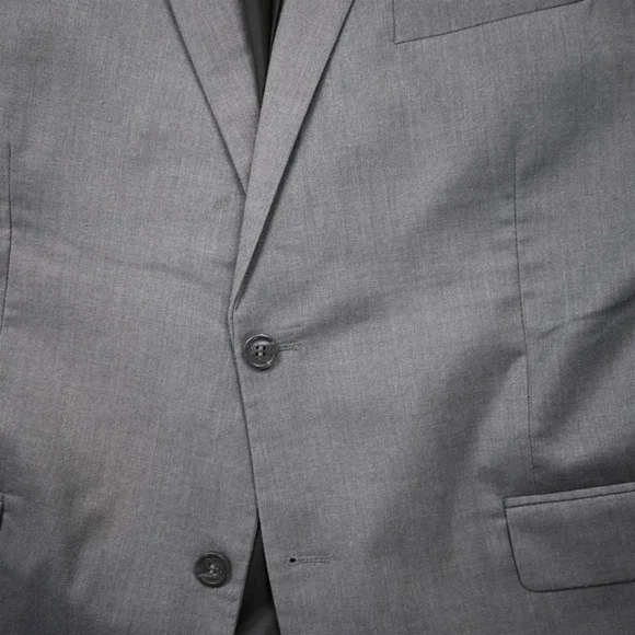 Joseph Abboud 52L Gray Mens Blazer Suit Jacket Sport Coat - Picture 3 of 12